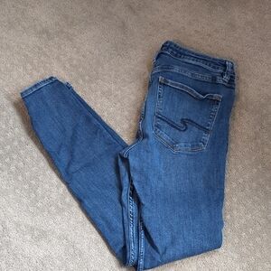 Silver Women's Blue Jeans